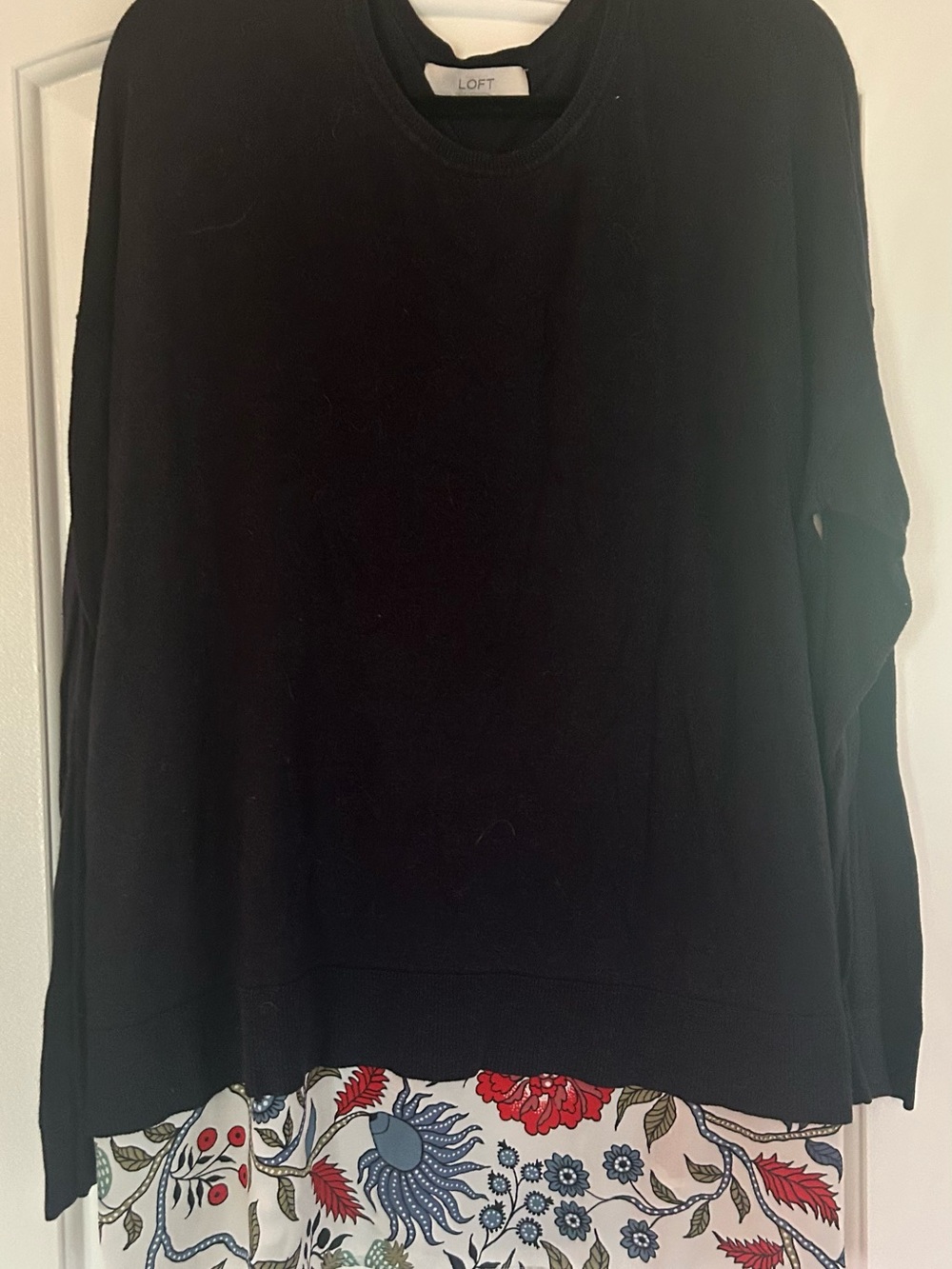 LOFT Scoop Neck Knit Sweater
